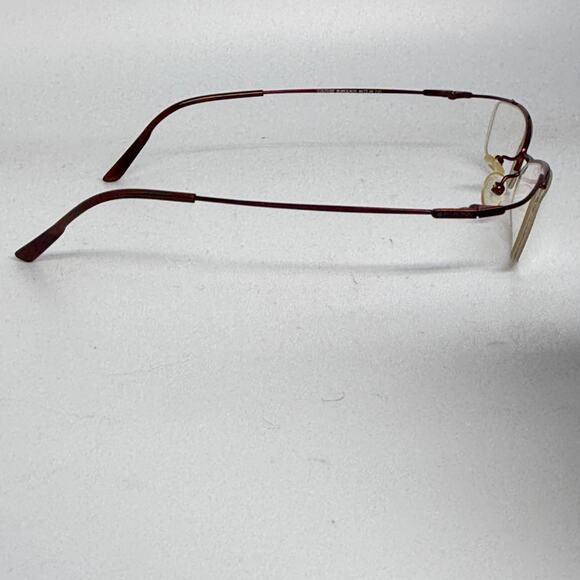 Francesco Smaito Couture Bordeaux eyeglasses Frames half rim 48-20-135 19617 - Picture 4 of 7